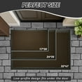 thumbnail image 5 of SIXHOME Outdoor Mat 32"x47" Front Door Mat Non Slip Rubber Doormat Low Profile Welcome Mat for Outside Absorbent Dirt Trapper Outdoor Doormat with Elastic Mesh Surface Heavy Duty Floor Mat Brown, 5 of 8