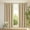 Beige, variant on Blackout Curtains with Thermal Insulation | Energy Saving Soundproof Bedroom & Kitchen Curtains | Ama Border Scandinavian Solid Color Silk Design