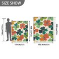 thumbnail image 6 of Yayeee Throw Blanket for Couch Soft Warm 50" x 60" Sofa Chair Bed Decoration, White Clover Pattern, 6 of 7