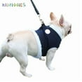 thumbnail image 5 of BadPiggies Pet Dog Autumn Winter Warm Fleece Vest Reflective Harness Dog Clothes with Leash Rope (XL, Navy), 5 of 7