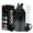 Black Gray Gradient, variant on 64oz Insulated Water Bottle - Keep Cold-48H Hot-12H,Vacuum Water Jug with Straw & Spout Lid,Paracord Handle,Half Gallon Sport Stainless Steel Water Flask