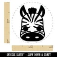 thumbnail image 2 of Charming Kawaii Chibi Zebra Face Blushing Cheeks Self-Inking Rubber Stamp Ink Stamper - Dry Pad (No Ink) - Mini 1/2 Inch, 2 of 7