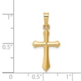 thumbnail image 4 of 14K Yellow Gold Elegant Polished Passion Cross Pendant, 4 of 4