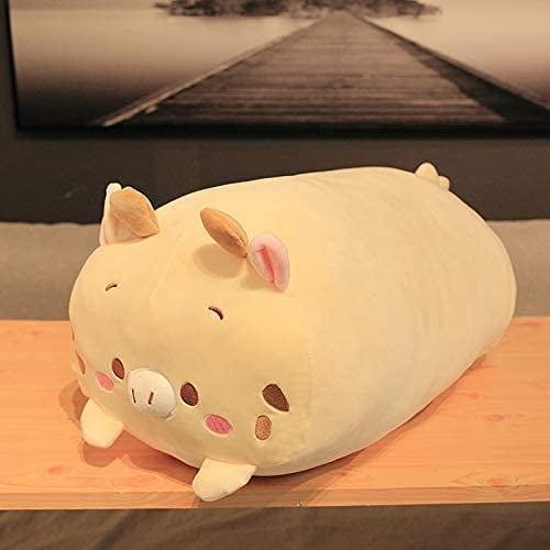 Giant Animal Panda Hamster Plush Toy Elephant Deinosaur Pig cat Bear Kawaii Plush Toy Soft Cartoon Stuffed Doll Pillow Gift 90cm I. (Color : F, Size : 60cm)