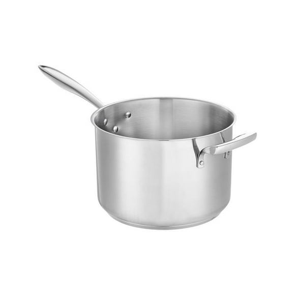 Browne Thermalloy Stainless Steel Deep Sauce Pan with Helper Handle, 7.6 qt Capacity