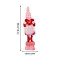 thumbnail image 5 of Valentines Day Gnomes Decorations for Home, Cute Plush Gnome Valentines Day Gift for Her, Women & Girlfriend, Valentines Day Decor Xuniizn, 5 of 5