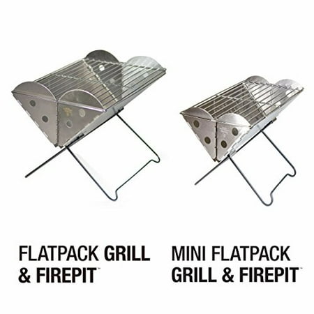 Uco Flatpack Portable Grill And Fire Pit 5 Thick 13 X10