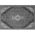 thumbnail image 1 of Ahgly Company Indoor Rectangle Medallion Gray Traditional Area Rugs, 5' x 7', 1 of 1