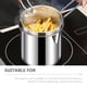 thumbnail image 5 of 1 set Fry Pot Fry Kit de canasta de fry Fry Fry con canasta y tapa para fritos de pollo con camarones, 5 of 8