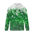 thumbnail image 4 of Sudadera con capucha para hombre, informal, con cordón, estampado navideño, deportiva, blusa de poliéster, 4 of 4