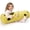 Cow-Yellow, variant on Muiteiur 43.3 Inch Long Pug Plush Body Pillow, Huggable Pug Stuffed Animal for Kids & Adults