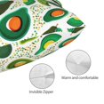 thumbnail image 3 of Honeii Green Avocado Print Pillow Cases,Plush Throw Pillow Covers,Decorative Pillowcase for Sofa, Couch, Living Room-16"x24", 3 of 6