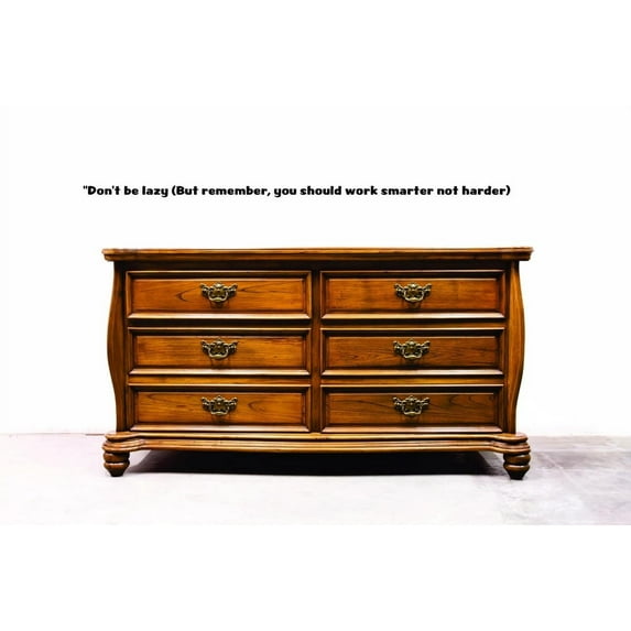 Custom Decals Don't Be Lazy. (But Remember, You Should Work Smarter Not Harder.) Wall Art Size: 8 X 30 Inches Color: Black