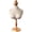 White with Base, variant on Bust Necklace Holder Pendant Display Stand Jewelry Bust Organizer for Hanging Jewelry Selling Home Exhibition Layout