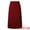 Dark Red, variant on Women's Pencil Skirt with High Waist and Split Back XL Navy Blue