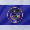 thumbnail image 2 of CafePress - Utah State Flag - Cute Infant Baby Football Bodysuit, 2 of 3