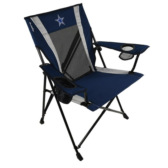 Silla plegable para fanáticos de los deportes Kijaro, 26" L x 35.5" W x 37" H, Dallas Cowboys
