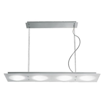 PD617-4R Jesco Lighting Lumidisque - Four Light Rectangular Adjustable Pendant