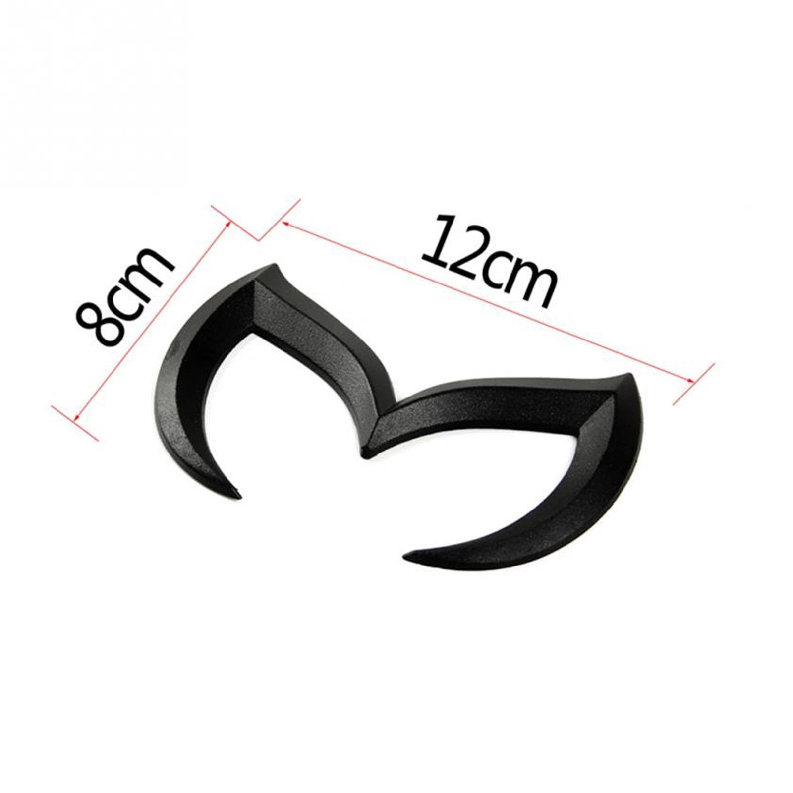 Xotic Tech Evil M Emblem Logo Badge Decal for Mazda3 6 Mazdaspeed