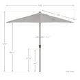 thumbnail image 4 of Havenside Home North Bend 9-foot Round Auto-tilt, Bronze Finish, Sunbrella Patio Umbrella by  Granite, 4 of 5