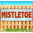 thumbnail image 1 of Mistletoe Red Caps 13 oz heavy duty vinyl banner sign with metal grommets, new, store, advertising, flag, (many sizes available), 1 of 3