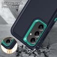 thumbnail image 7 of Allytech Galaxy S24 Ultra Case with 1 Pcs Screen Protector, HD Clear Tempered Glass Screen Protector, Military Grade Shockproof Anti-Scratch Phone Case Cover for Samsung Galaxy S24 Ultra 6.8", Green, 7 of 7