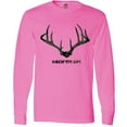 thumbnail image 3 of Inktastic Rack 'em Up in Camo Long Sleeve T-Shirt, 3 of 5