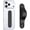 Black, variant on GripMate Phone Grip Holder, Finger Strap Stand, Cute Bling Sparkly, Metal Aluminum Alloy Kickstand with Soft TPU Loop - Universal Ultra Slim Comfortable Hand Grip for Smartphones, Glitter Silve