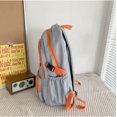 thumbnail image 5 of Indie Backpack School Japanese Asthetic Backpack IHeytea S Travel Bag Monochrome Backpack (white+pendant), 5 of 5