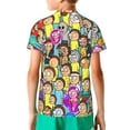 thumbnail image 2 of Rick And Morty Kids' Short Sleeve T-Shirt Print Tee Shirts For Boys & Girls Summer Casual Wear Fashion Top Blouse Large, 2 of 9