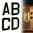 thumbnail image 5 of 9 Inch Solar Lighted House Numbers for Outside, Light Up Waterproof LED Address Numbers Signs for Houses, Large Personalized Illuminated Exterior Modern House Numbers Light (A-D,0-9), 5 of 9