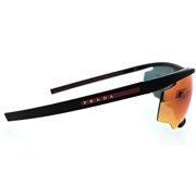 Sunglasses Prada Linea Rossa PS 7 YS DG010A Matte Black/Black Rubber Dark