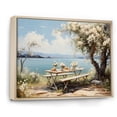 thumbnail image 2 of Designart "Lakeside Picnic II" Meals & Picnics Floater Framed Canvas Prints, 2 of 5
