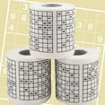 thumbnail image 2 of Injueey Pañuelos impresos Sudoku Su suaves y duraderos, cualquier rollo de papel higiénico para entusiastas del Sudoku, pañuelos limpios Suministros de limpieza para el hogar, 2 of 6