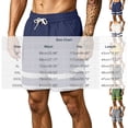 thumbnail image 7 of Men Cargo Shorts Cotton Men's Running Athletic Shorts, Color Black Elastic Waist Drawstring Shorts, Loose Casual Outdoor Hiking Short Pants Green XXL, 7 of 7
