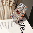 thumbnail image 4 of Cute Shiny Diamond Rhinestone Phone Case Compatible with iPhone 13 Pro Max Glitter Heart Phone Case, 4 of 4