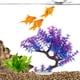 thumbnail image 3 of Planta artificial de Plástico Zhivalor para acuario árbol curvo morado 27 cm, 3 of 8