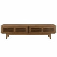 thumbnail image 4 of Modway Render 71 Mid-century Modern Low Profile TV Stand in Walnut, 71 Inch, 4 of 7