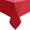 thumbnail image 1 of Red Rectangle Tablecloth - Waterproof and Spillproof Washable Fabric Table Cloth for Dining Room Kitchen and Outdoor Use, 60 x 84 Inch, 1 of 5
