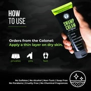 Colonel Tickle Whole Body Deodorant Cream for Men, Pine Scent, Odor Protection for Body & Sensitive Areas, 3.4 oz