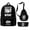 Black, variant on Jey Uso Four Letters One Word Yeet 3pcs/set Backpack Shoulder Bag Women Men Outdoor Rucksack Travel Bags