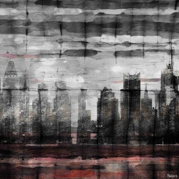 Parvez Taj "Bold City" Print on Canvas