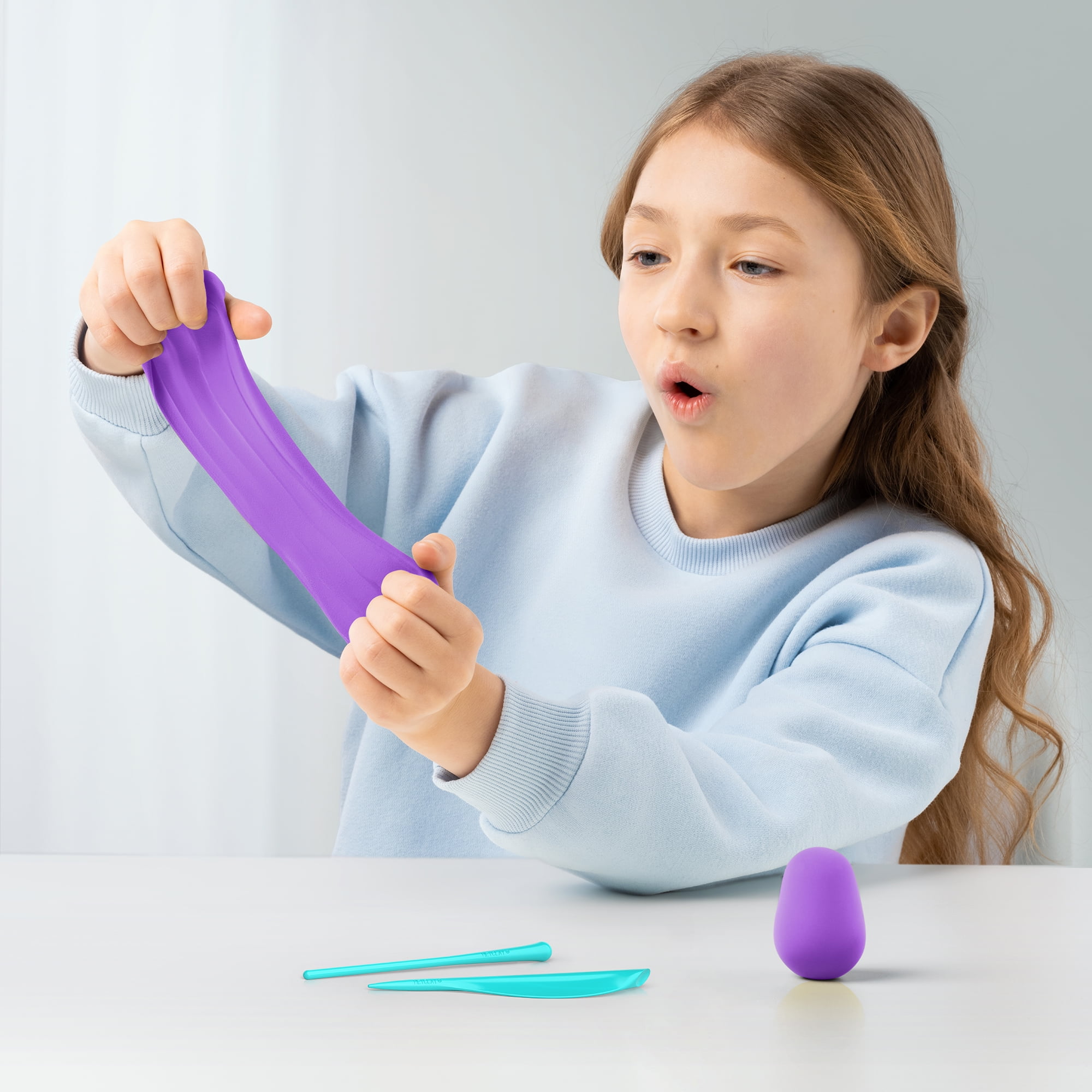 Hey Clay Rainbow Unicorns, Air Dry Clay Kit with Interactive App for Kids & Tweens