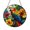 Stained Glass 5.9 Inch, variant on Tropical Macaw Design Stained Glass Window Suncatcher2001