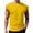 Yellow, variant on kamemir Mens Short Sleeve Shirt Adult Men's Short Sleeve V-Neck T-Shirt(Khaki,M)