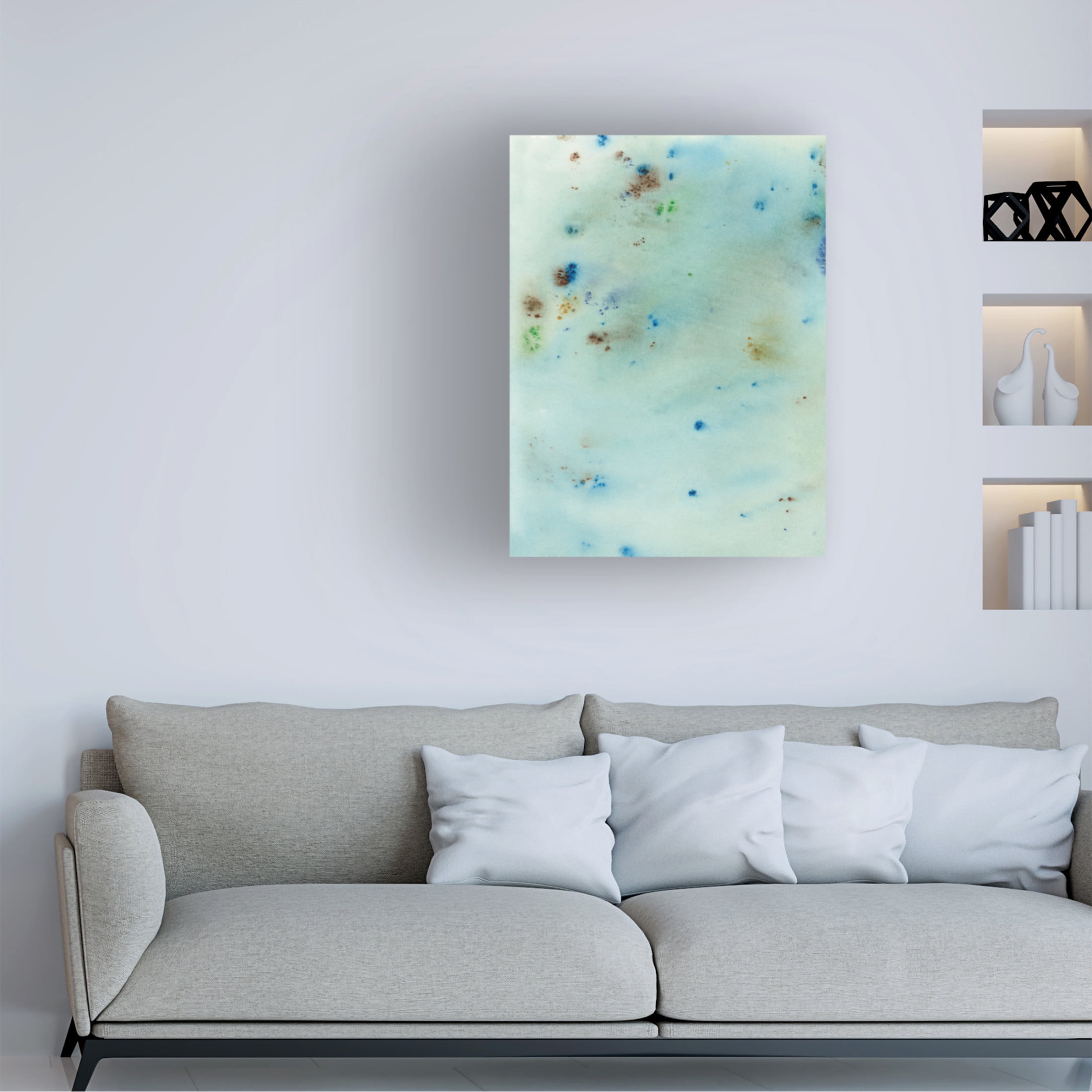 Canvas Wall Art - Jodi Fuchs 'Hawaiian Rain III' Wall Art for Living Room, Bedroom, or Office Décor by Trademark Fine Art - 35 x 47 Inches