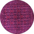 thumbnail image 1 of Ahgly Company Indoor Round Persian Purple Traditional Area Rugs, 4' Round, 1 of 4