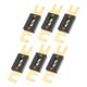 thumbnail image 1 of 6uds 130A Dorado Tono ANL Fusible Universal para Coche Vehículo Camión Audio, 1 of 1
