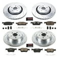 thumbnail image 3 of PowerStop Front and Rear Z23 Evolution Sport Carbon-Fiber Ceramic Brake Pad and Drilled & Slotted Rotor Kit Fits: LINCOLN Select Models K7231, 3 of 10