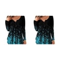 thumbnail image 4 of Guardurnaity Camisa de mujer Poliéster Cuello en V Estampado de flores Adorable Blusa de manga larga Interior Compras al aire libre Trabajo Camisas de Type7 NO7 Guardurnaity CBP124505, 4 of 4